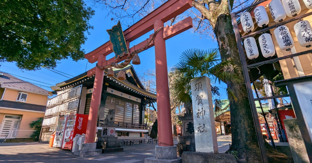 須賀神社,新宿,君の名は,聖地,階段,ご利益,災難除け,金運,御朱印,アクセス,四谷,天白稲荷神社