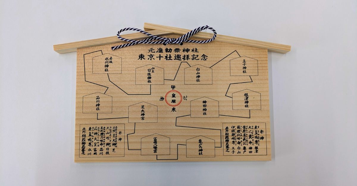 東京十社 絵馬