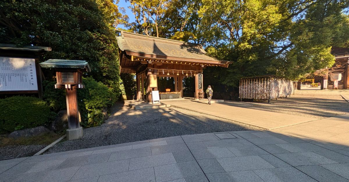 寒川神社手水舎